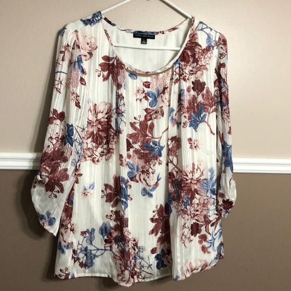 Sara Michelle Tops - Sara Michelle dressy top size L